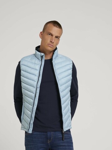 Gilet TOM TAILOR en bleu