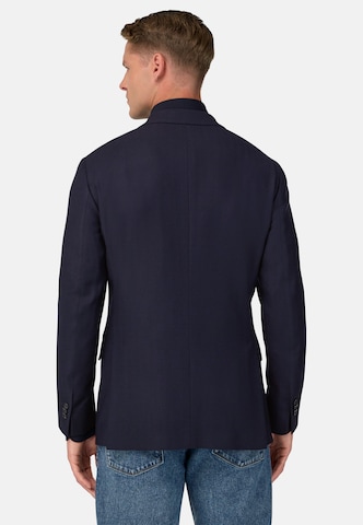 Boggi Milano Regular fit Business-colbert in Blauw