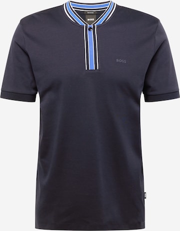 BOSS Black - Camisa 'Pratt 10' em azul: frente