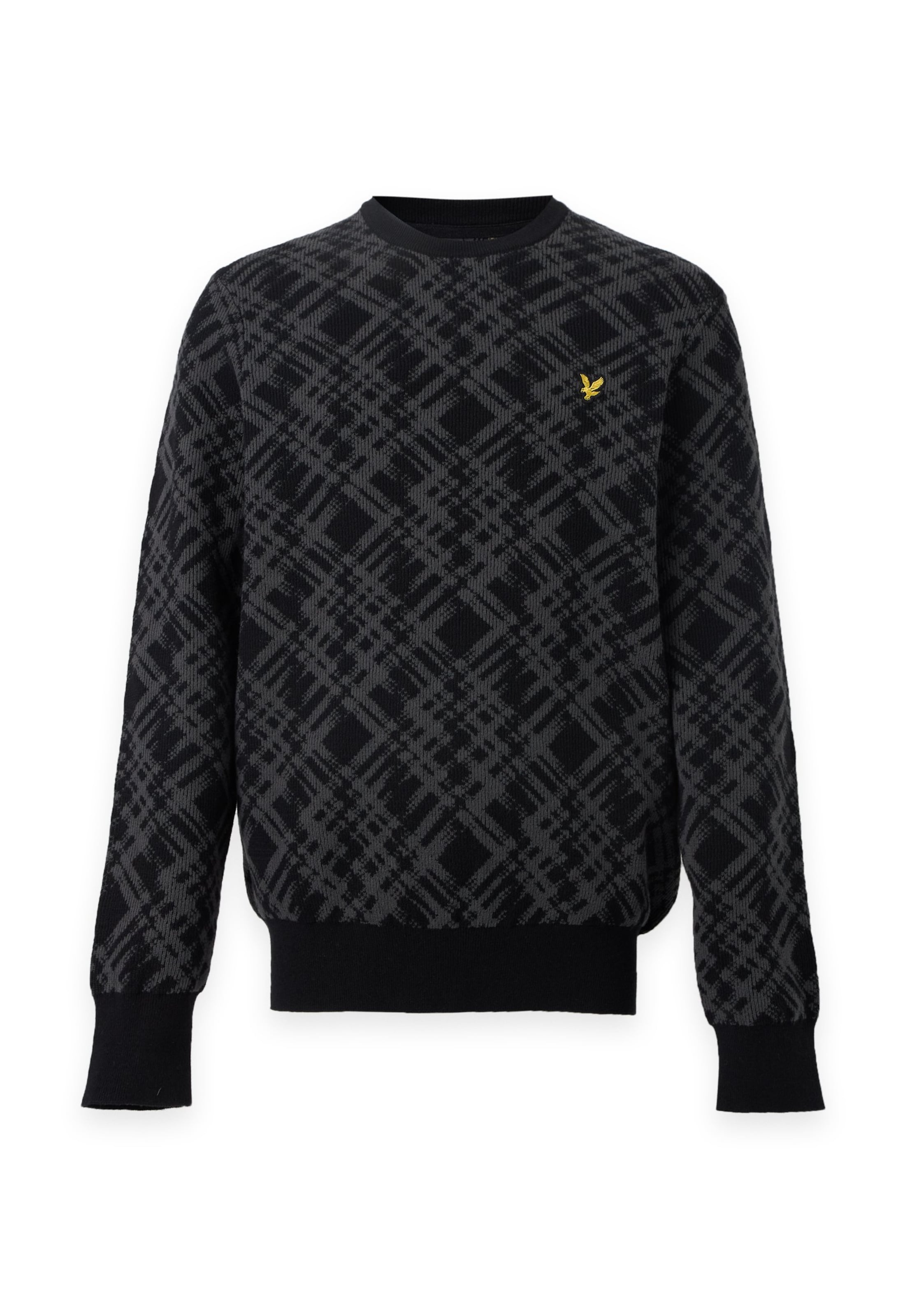 Lyle & Scott - Jersey en negro: frente