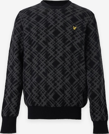 Lyle & Scott Neulepaita värissä musta: etupuoli