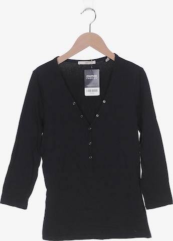 EDC BY ESPRIT Langarmshirt S in Schwarz: predná strana