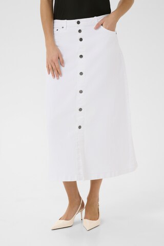 Jupe 'Ami' CULTURE en blanc : devant