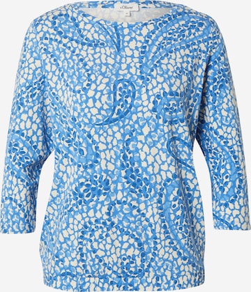 T-shirt s.Oliver en bleu : devant