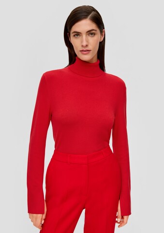 s.Oliver BLACK LABEL Pullover in Rot: Vorderseite
