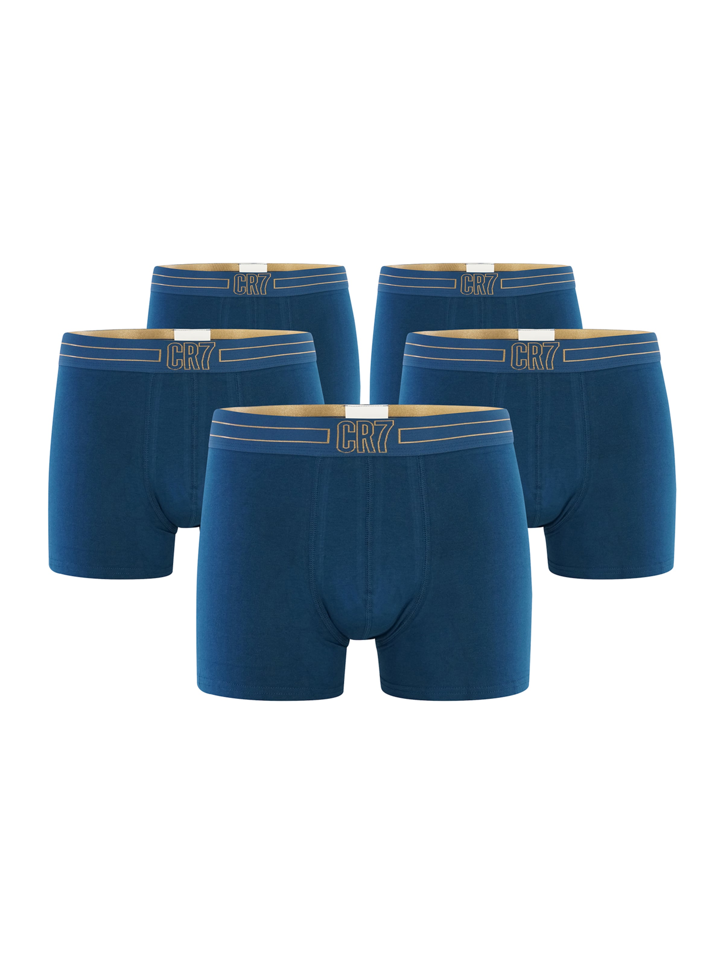 Boxers 'Basic Organic' CR7 - Cristiano Ronaldo en bleu : devant