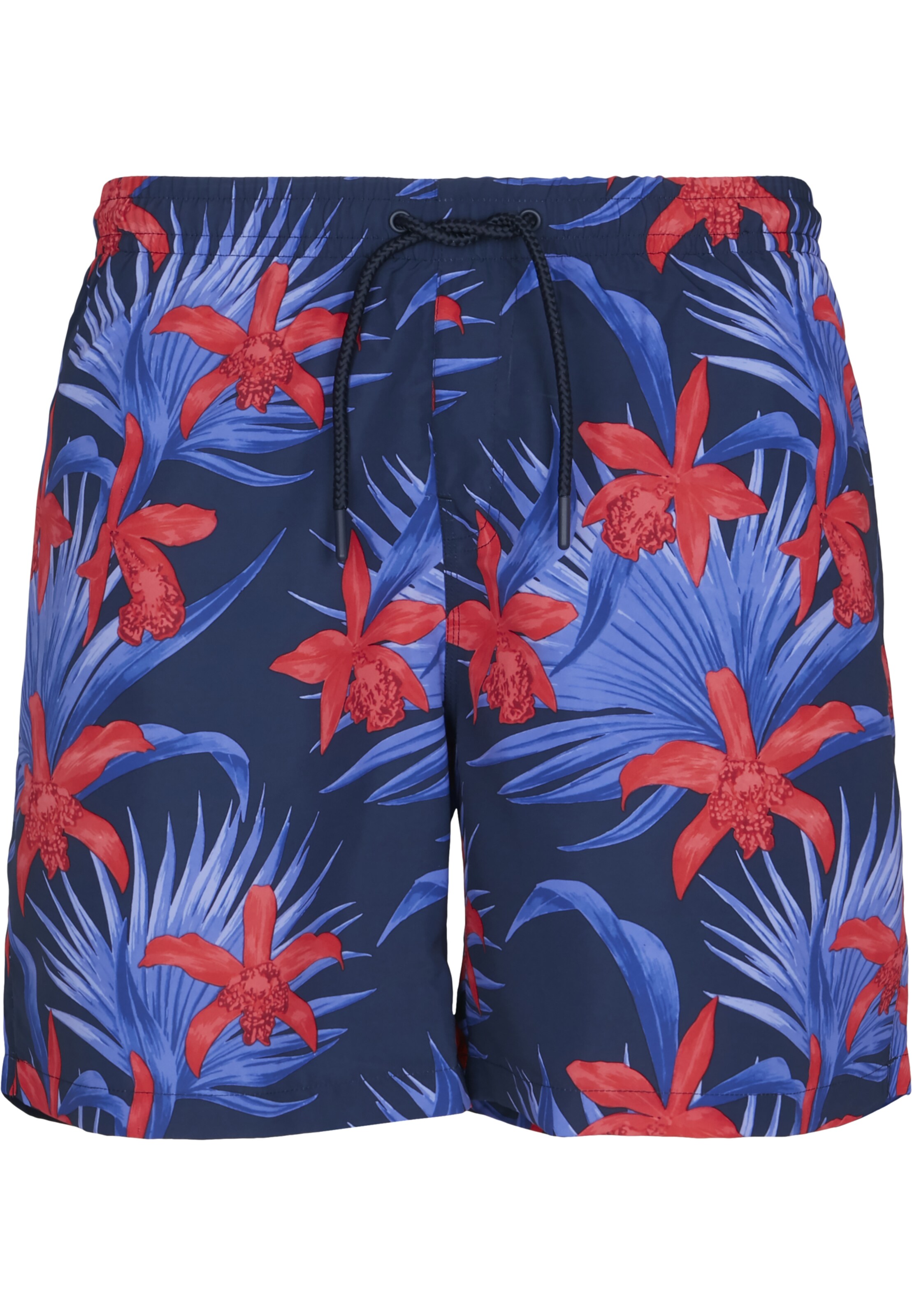 Urban Classics Zwemshorts in Blauw: voorkant