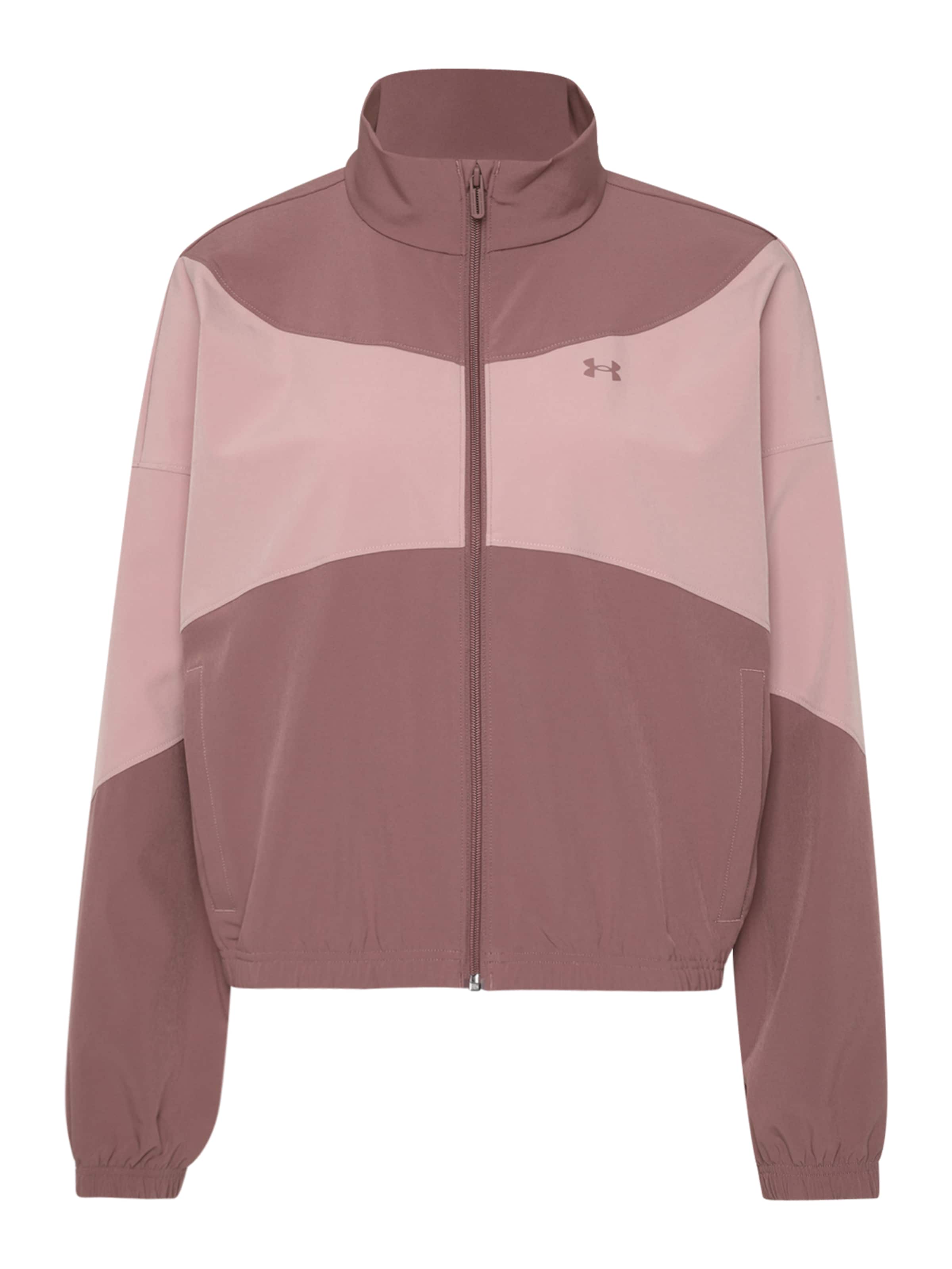 UNDER ARMOUR Αθλητικό μπουφάν 'Rival' σε λιλά: μπροστά