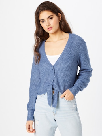 Cardigan 'MONICA' ONLY en bleu : devant