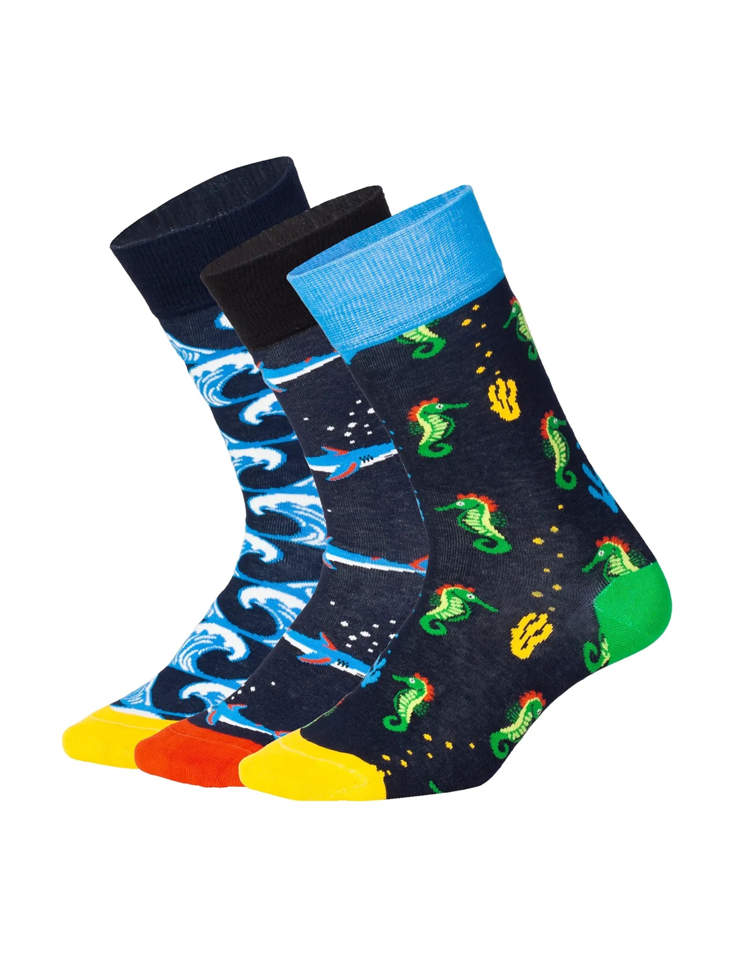DillySocks Socken 'Water World' in Mischfarben: Vorderseite