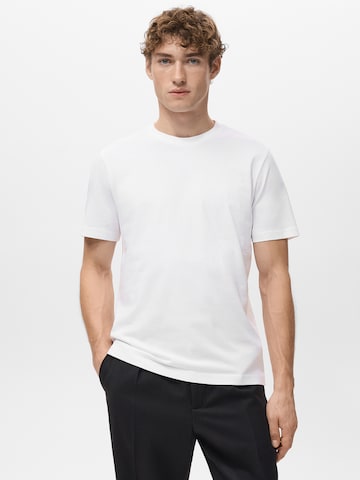 MANGO MAN Tričko 'CHERLO' - Biela: predná strana