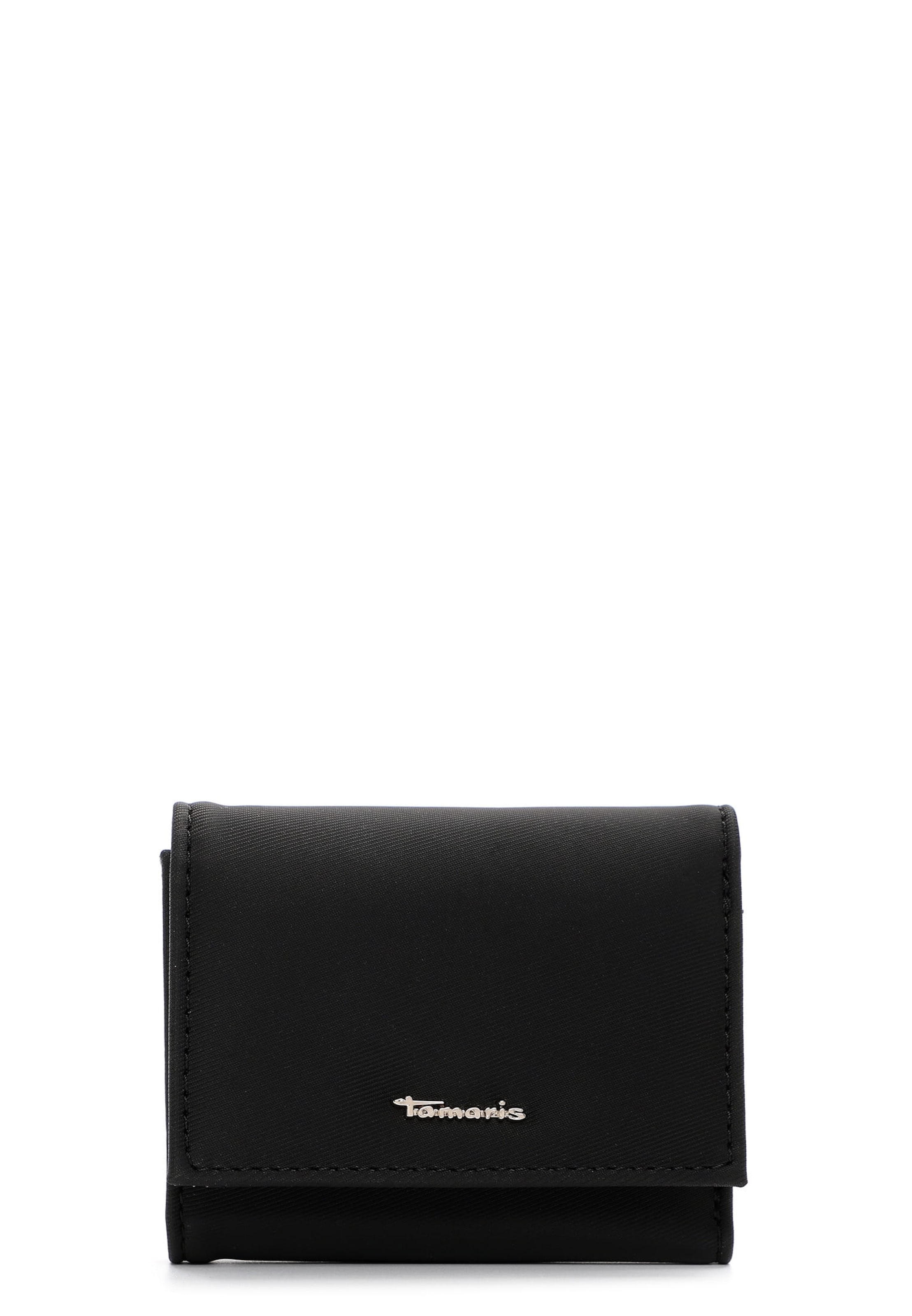 Tamaris Портмоне 'Gertraud' в черно: отпред