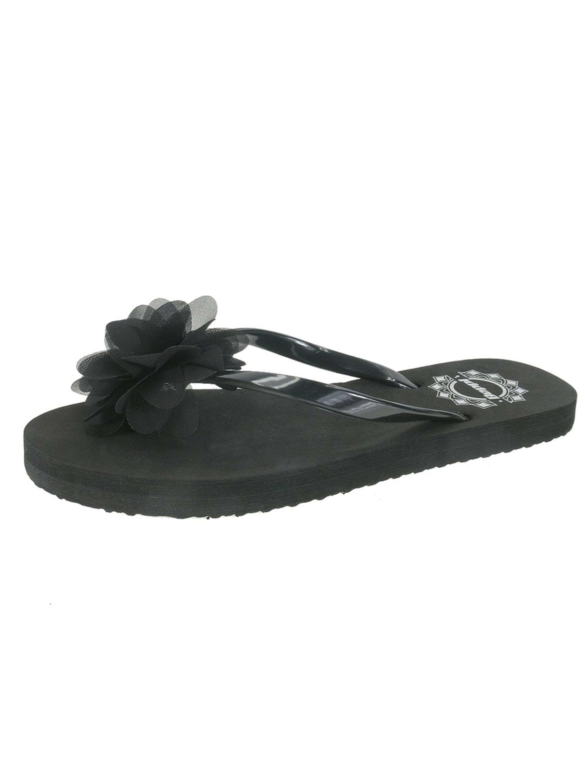Beppi Zehentrenner 'Thong Slipper'‌‌ in Schwarz: Vorderseite