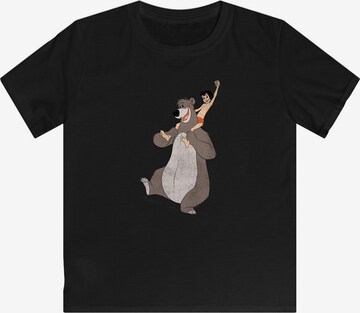 T-Shirt 'Disney Dschungelbuch' F4NT4STIC en noir : devant