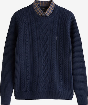 Next Neulepaita värissä sininen: etupuoli