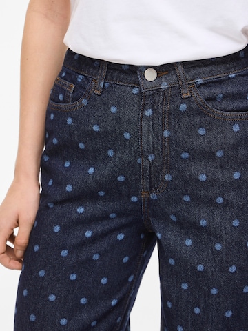 VILA Szeroka nogawka Jeansy 'VIFREYA' w kolorze niebieski