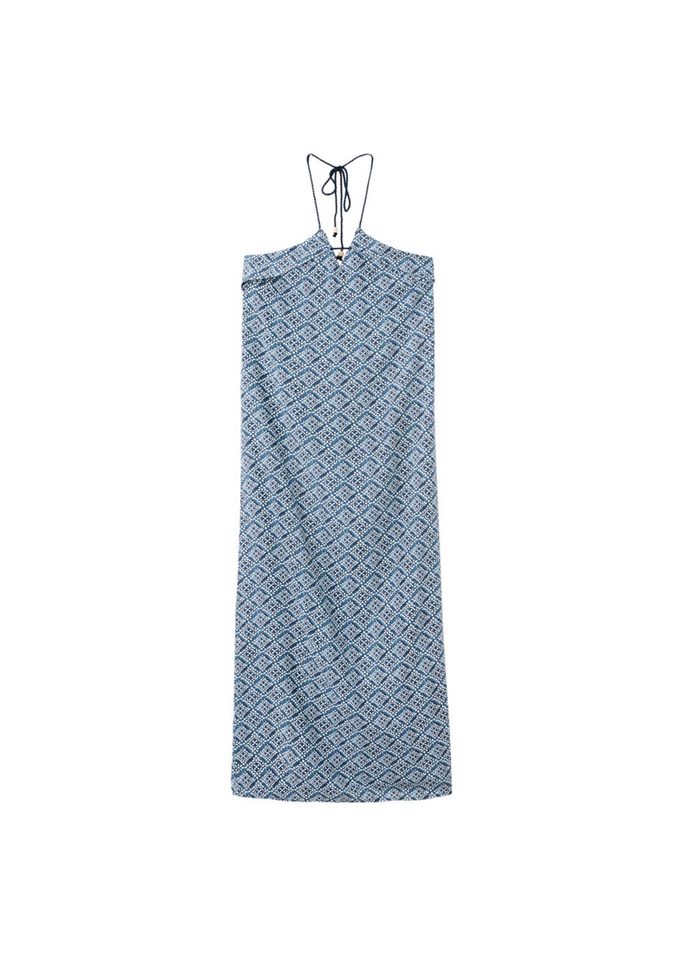 MANGO TEEN Summer Dress 'Ses' in Blue: front