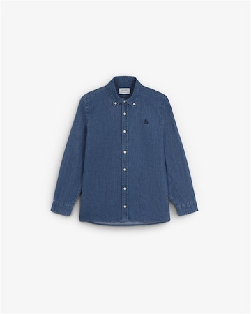 Coupe regular Chemise Scalpers en bleu : devant