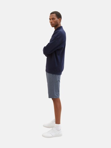 Coupe slim Pantalon chino TOM TAILOR en bleu