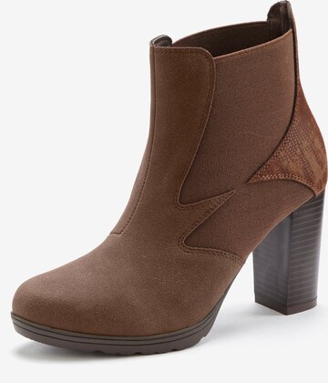 LASCANA Bootie in Brown: front