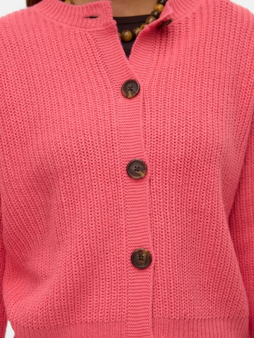 VERO MODA Knit Cardigan 'VMLea' in Pink
