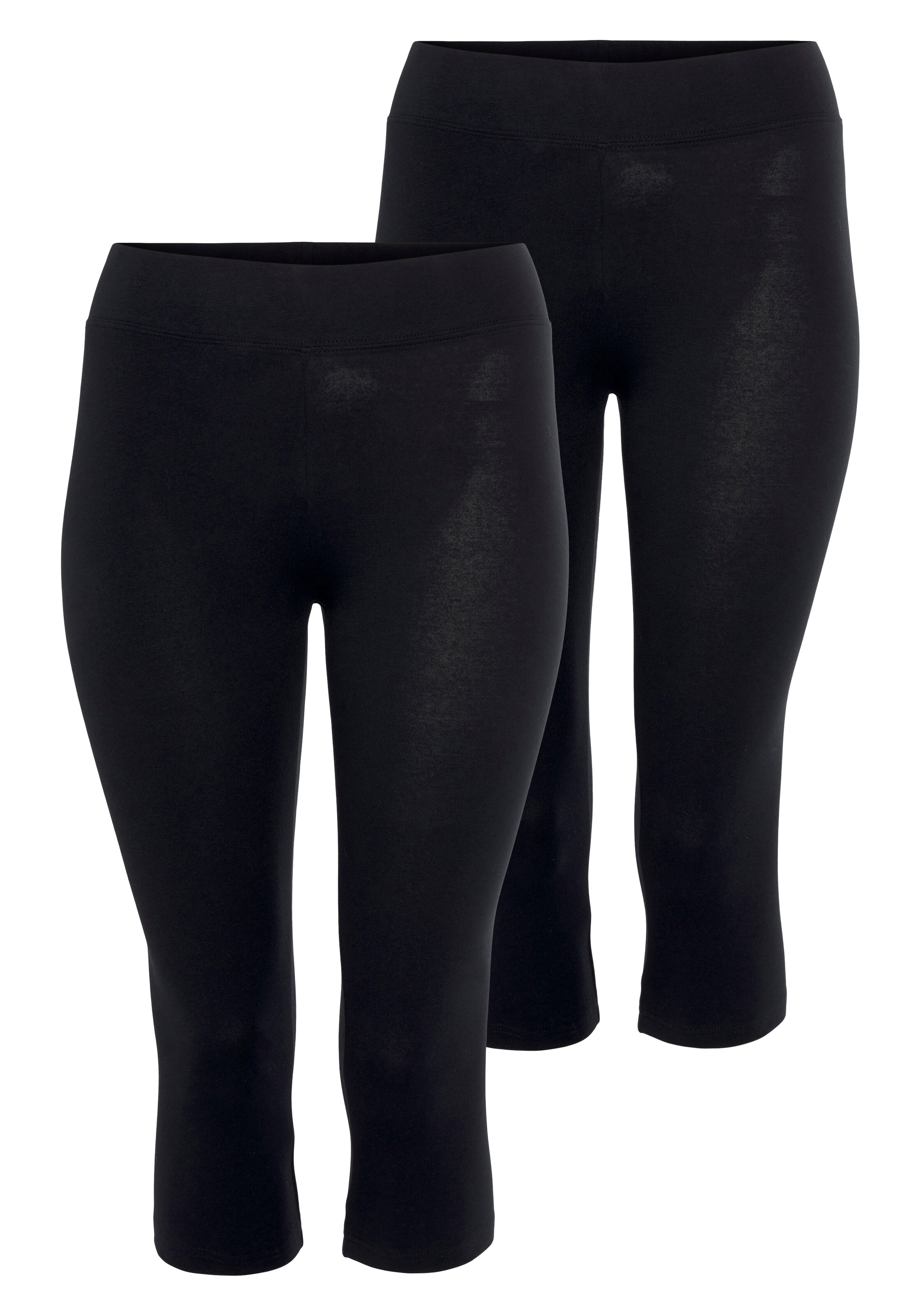 H.I.S Skinny Workout Pants in Black: front