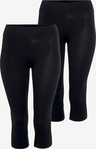 H.I.S Skinny Workout Pants in Black: front