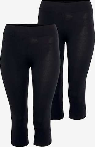 H.I.S Skinny Sporthose in Schwarz: predná strana