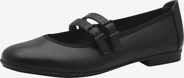 Ballerines à lanières JANA en noir : devant