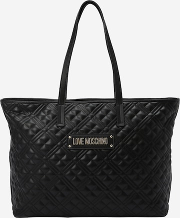 Love Moschino Μεγάλη τσάντα σε μαύρο: μπροστά