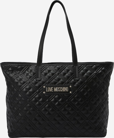 Love Moschino "Shopper" tipa soma, krāsa - Zelts / melns, Preces skats