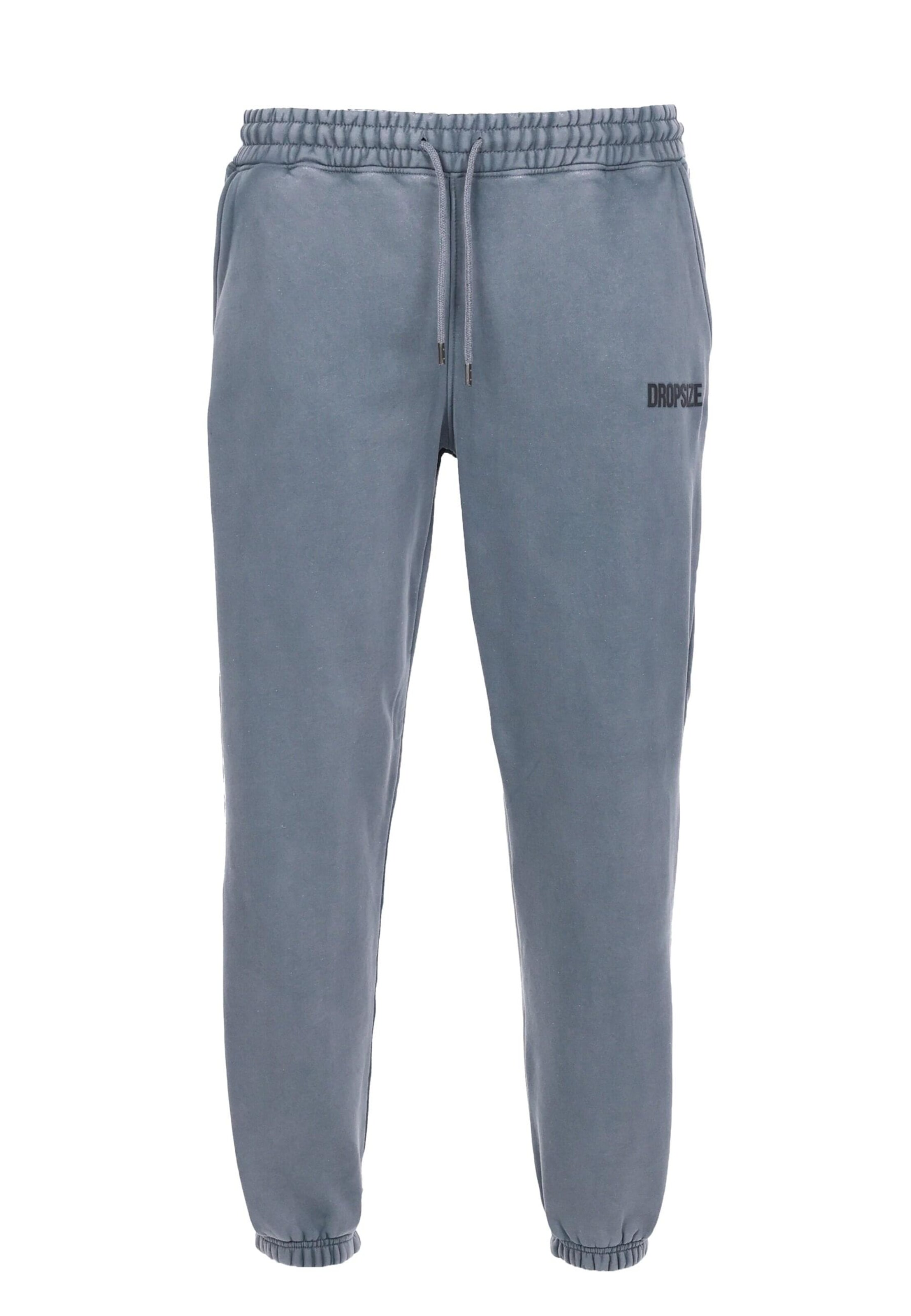 Dropsize Loosefit Hose in Grau: Vorderseite