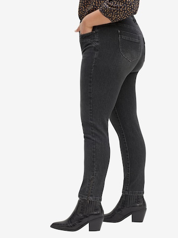 SHEEGO Slimfit Jeans in Grau