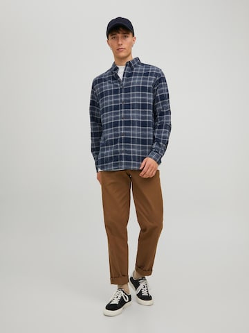 Coupe regular Chemise 'Barret' JACK & JONES en bleu