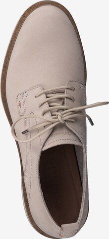 TAMARIS Lace-up shoe in Beige