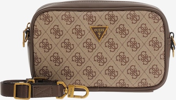 GUESS Axelremsväska 'MILANO' i beige: framsida