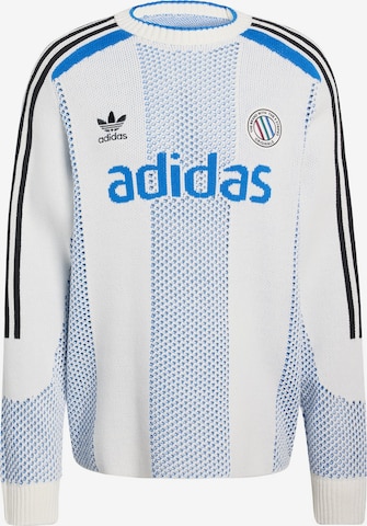 ADIDAS ORIGINALS Pullover 'Adicolor Blokecore' in Weiß: Vorderseite