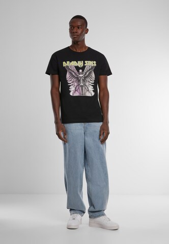 Mister Tee Shirt 'Deadly Sins' in Zwart