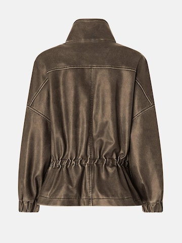 PINKO Kurtka zimowa 'PINKO BARKERIA BLOUSON TELA SPALMATA GIUBBINO' w kolorze brązowy