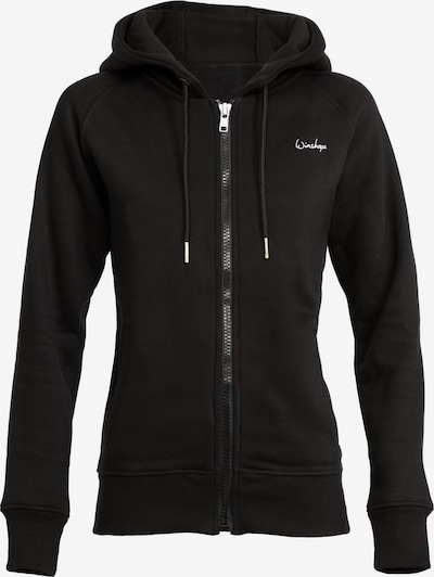 Winshape Sports sweat jacket 'J005' in Black / White, Item view