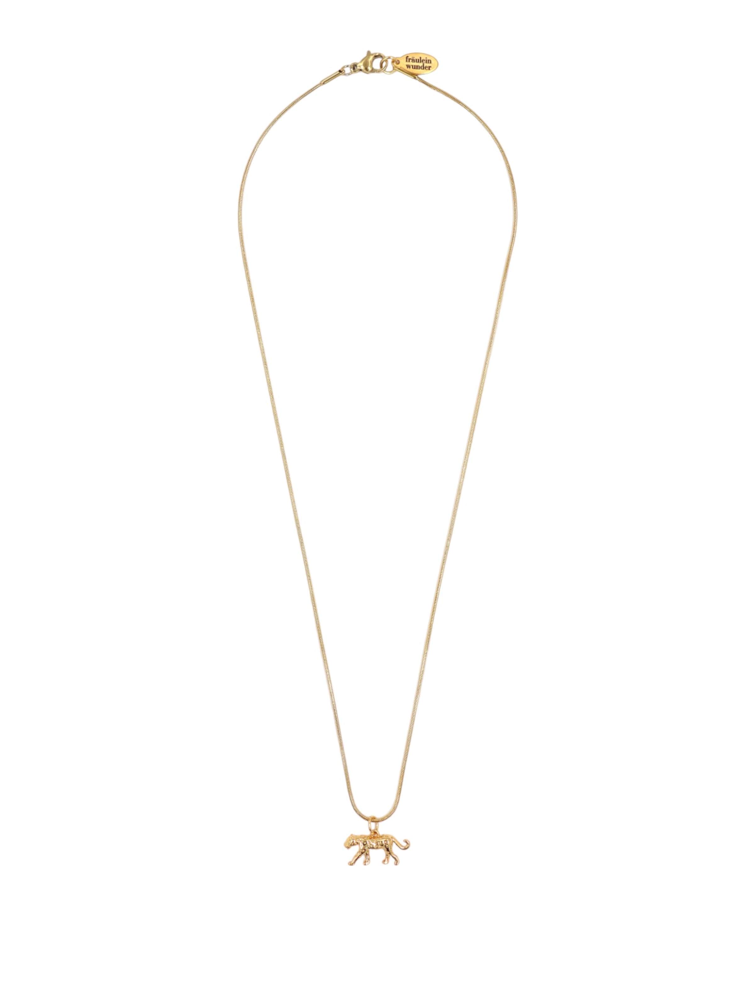 Fräulein Wunder Kæde 'Sara Leopard' i guld: forside