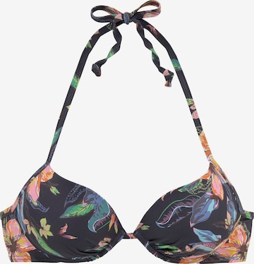 Push-up Top per bikini 'Malia' di LASCANA in grigio: frontale