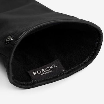 Roeckl - Guantes con dedos 'Amsterdam' en negro