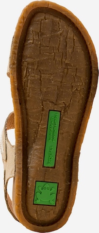 EL NATURALISTA Strap Sandals in Beige