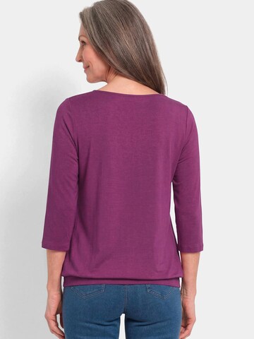 Goldner Bluse in Lila