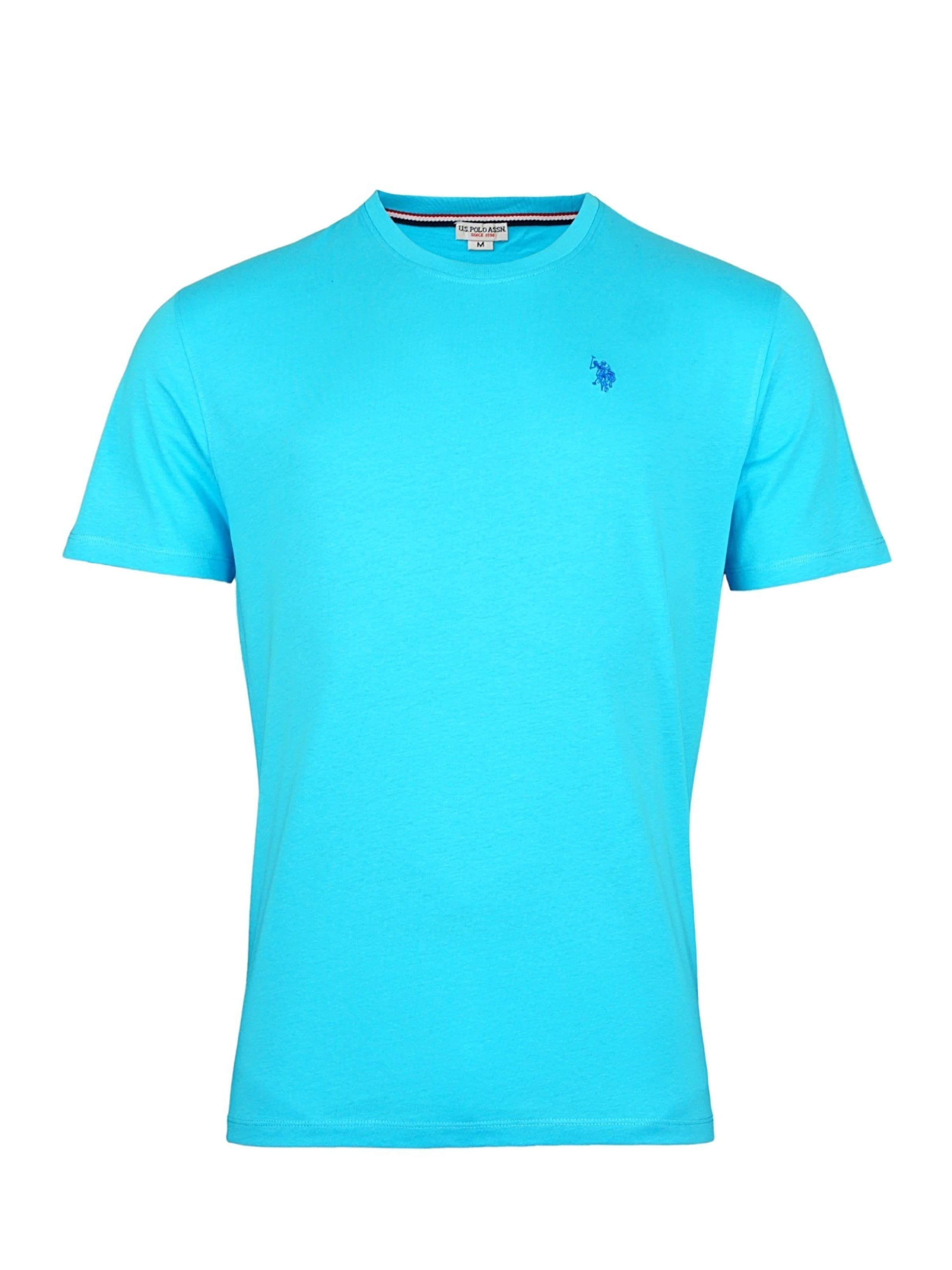 T-Shirt U.S. POLO ASSN. en bleu : devant