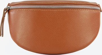lePelou Gürteltasche 'TONI small' in Braun: Vorderseite