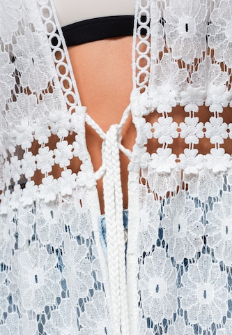 Cardigan 'OW-SW-E0001' Ombre en blanc