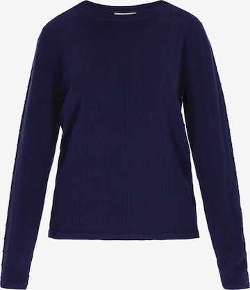 Pull-over Usha en bleu : devant