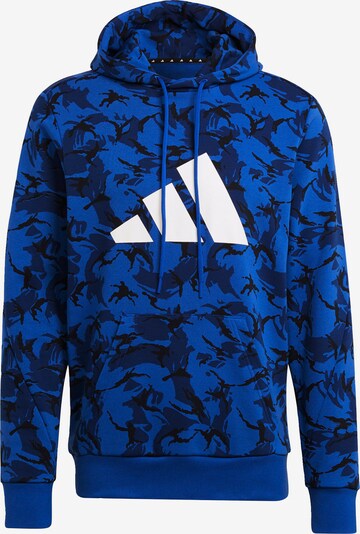 ADIDAS PERFORMANCE Sportsweatshirt 'Future Icons' in blau / weiß, Produktansicht